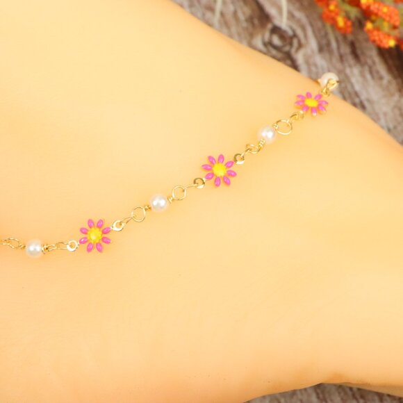 "Dainty Anklet for Women – Elegant Everyday Jewelry & Perfect Gift | MLCRC1217 - Picture 5 of 10